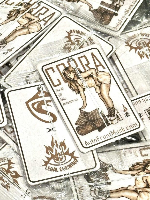 Cobra Auto Accessories x LegalBurning Collab Air Freshener