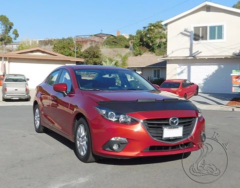 Hood Bra For Mazda 3 Sedan / Hatchback 2014-2018