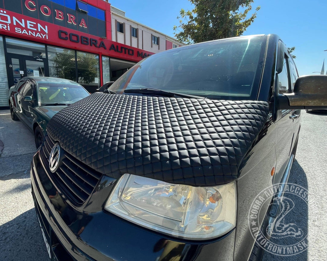 Full Hood Bra For VW T5 Transporter 2003-2009 - Front End Nose Mask Protector (Stoneguard) - View #9